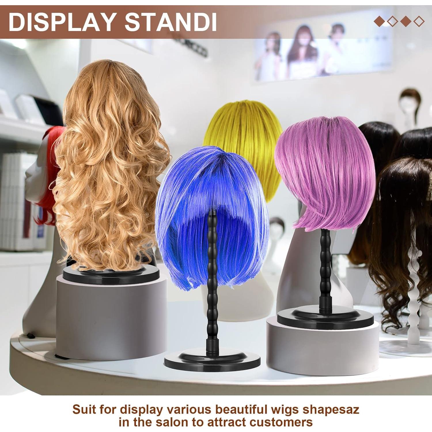 Soporte para Pelucas Reginary 8 Piezas Antideslizante 35.1 cm