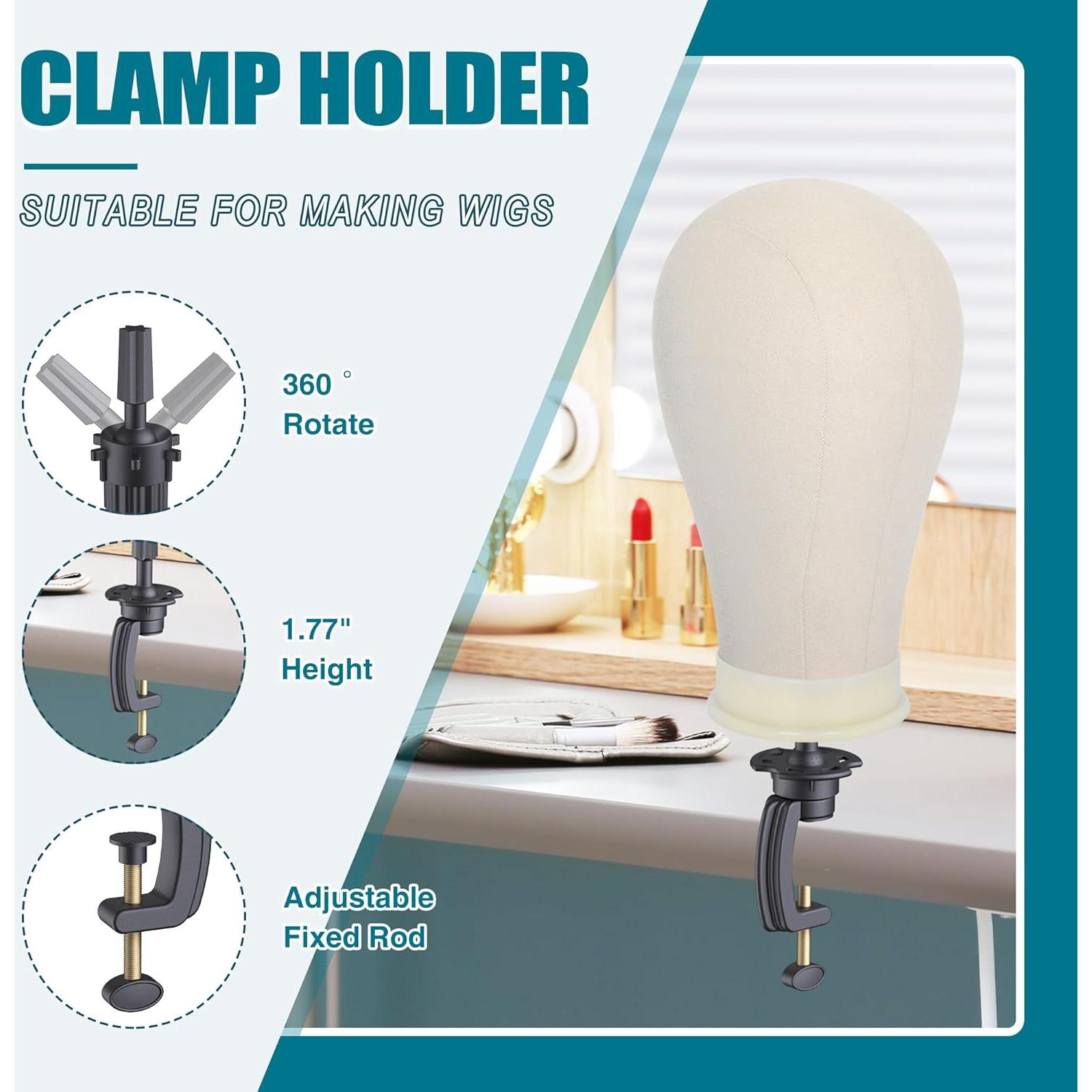 Soporte para Pelucas de Trípode Ajustable Retbtnm 56cm