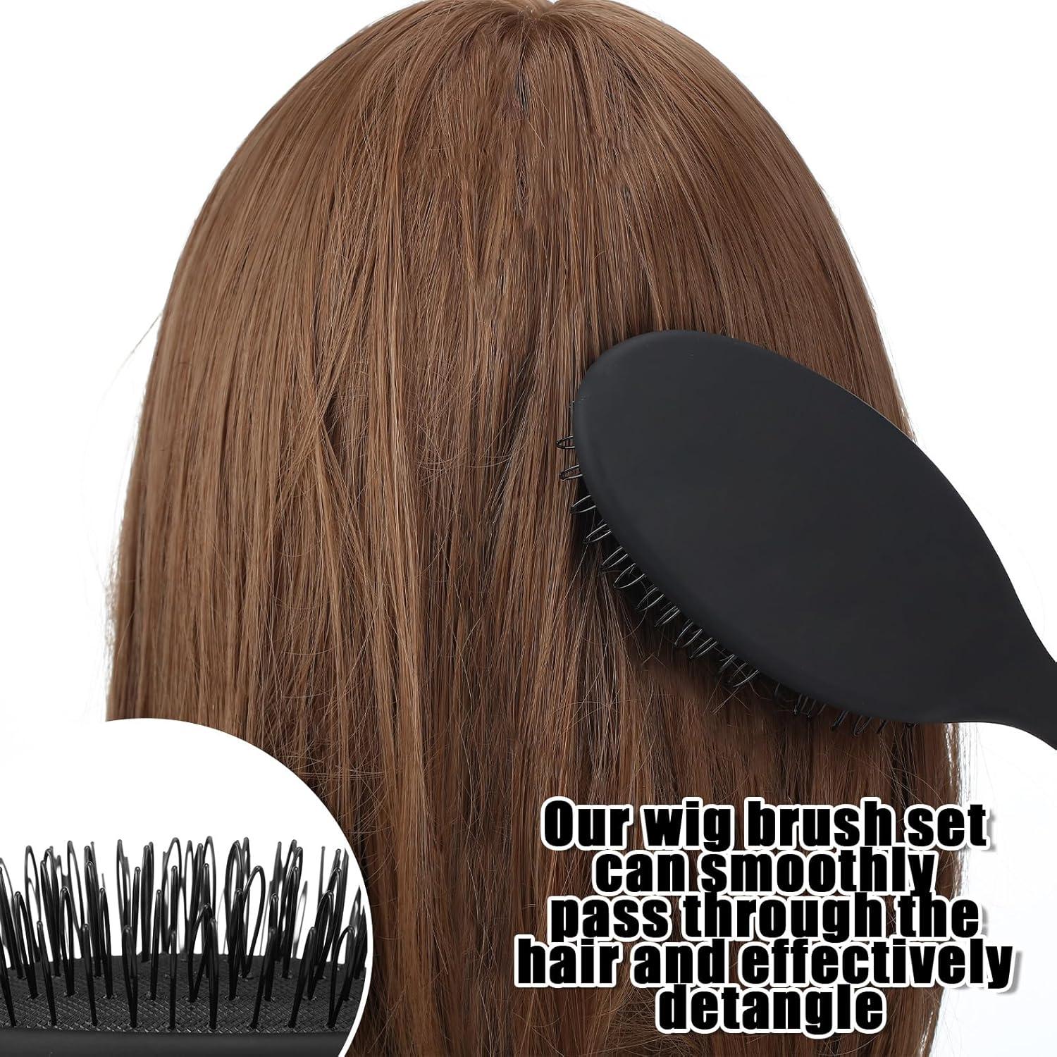 Juego de 2 Soportes para Peluca ProSuites con 3 Peines