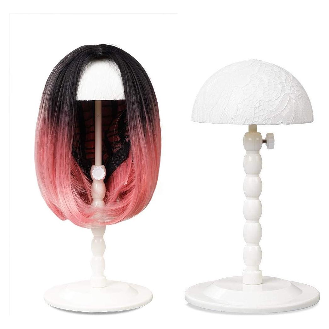 Soporte para Pelucas Youngther Ajustable Blanco 30.5-47.6 cm