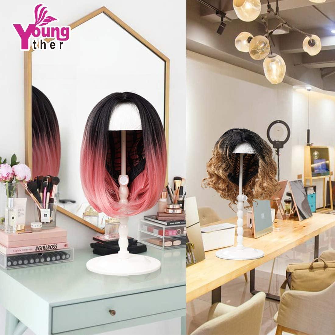 Soporte para Pelucas Youngther Ajustable Blanco 30.5-47.6 cm