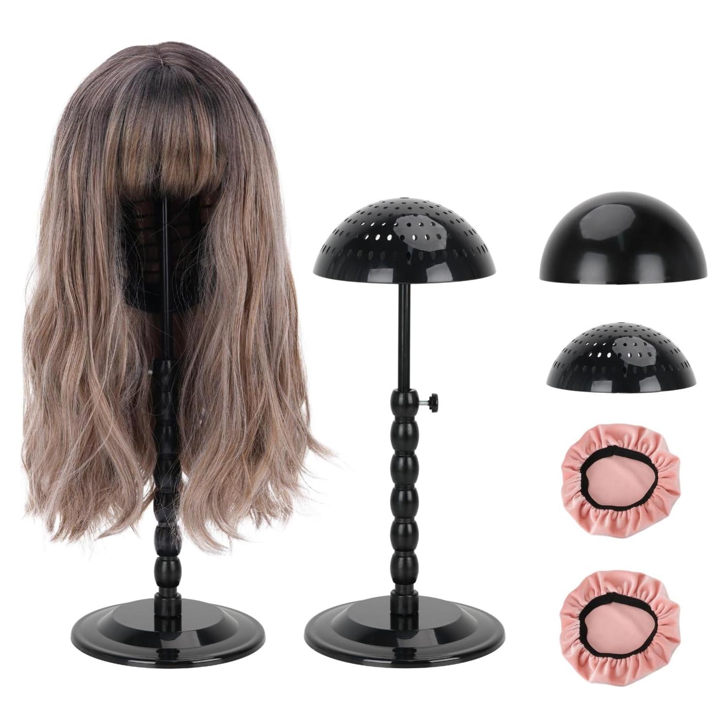 Soporte para Pelucas LightMay 2 Piezas Ajustable 30.5-47.6 cm