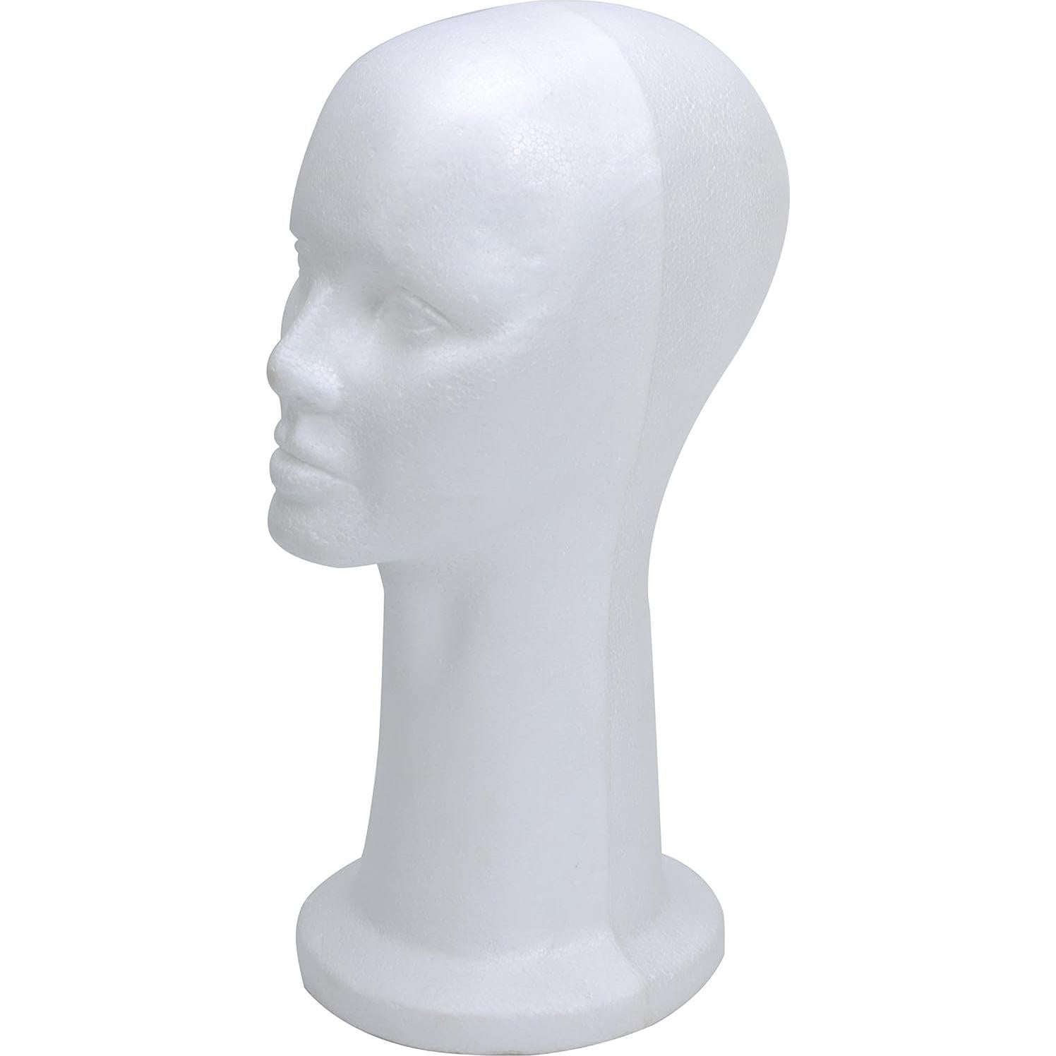 Cabeza de Maniquí de Espuma BHD BEAUTY 38.1 cm Blanca