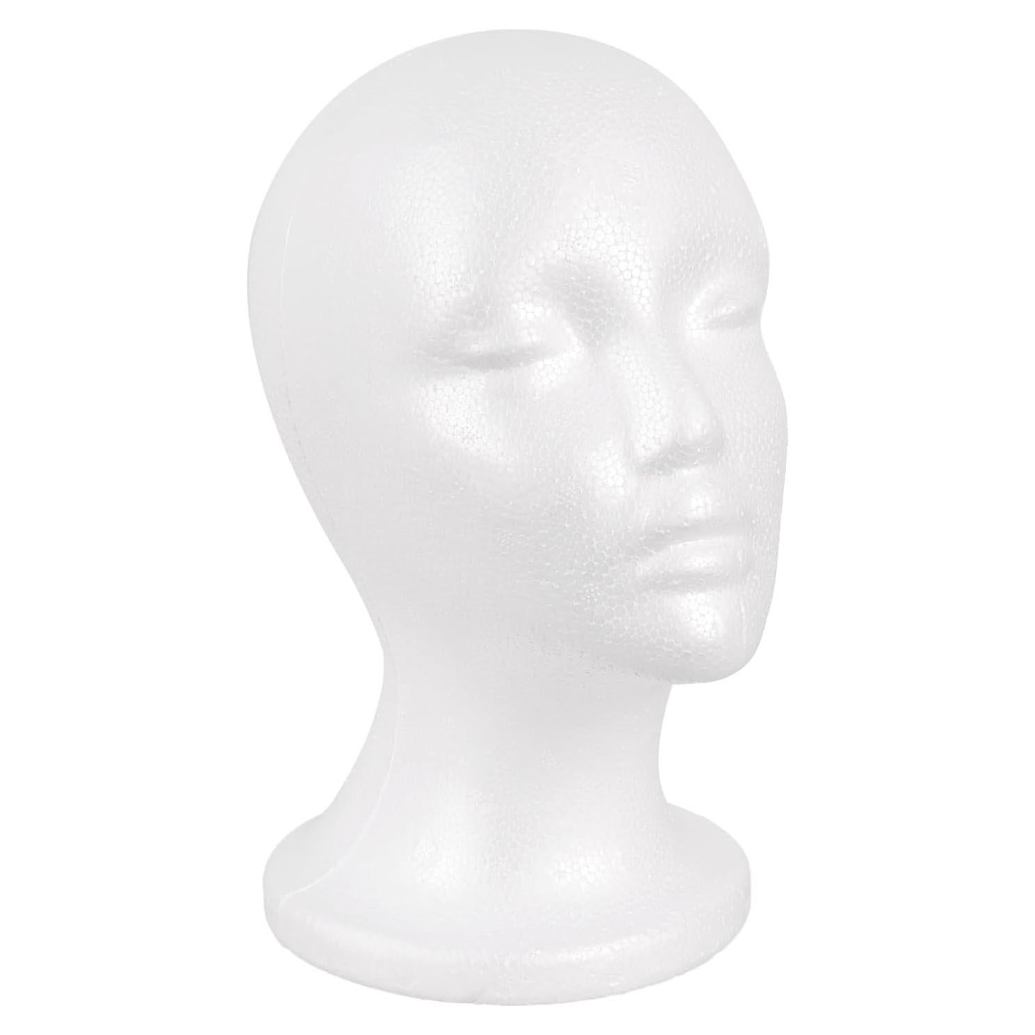 Soporte para Pelucas MapofBeauty - Cabeza de Maniquí Espuma 55.88 cm