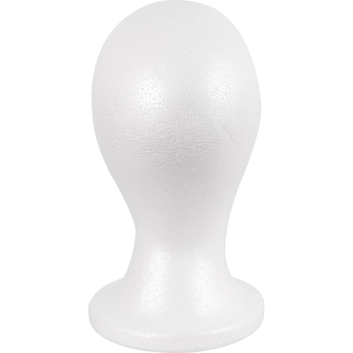 Soporte para Pelucas MapofBeauty - Cabeza de Maniquí Espuma 55.88 cm