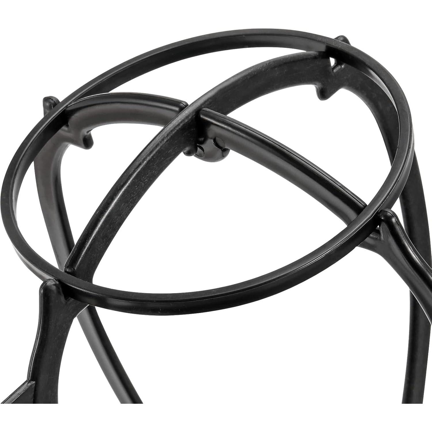 Perchas para Pelucas MANCHAP 12 Pack Soporte Negro 38.1 cm