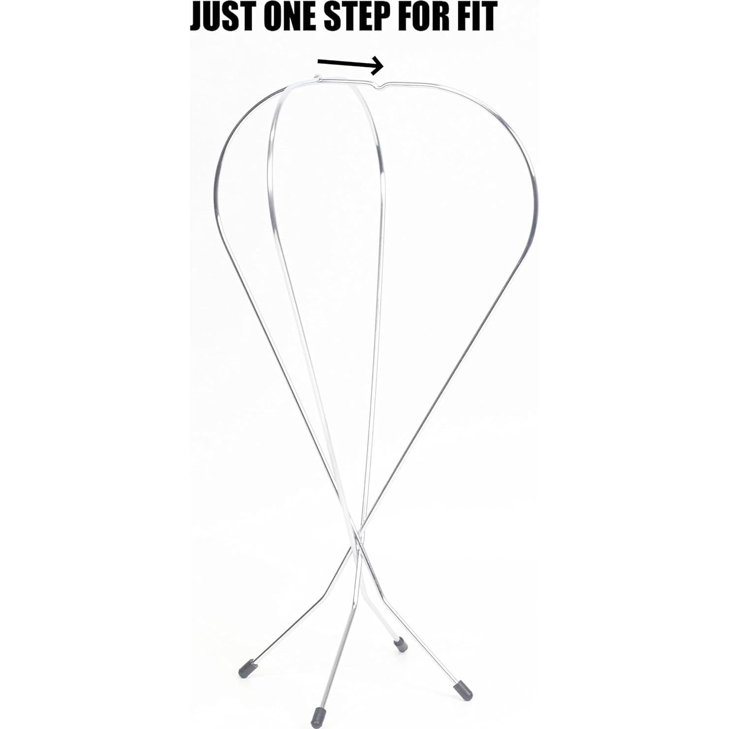 Soporte de Peluca de Alambre Metálico Fashion Do 33 cm