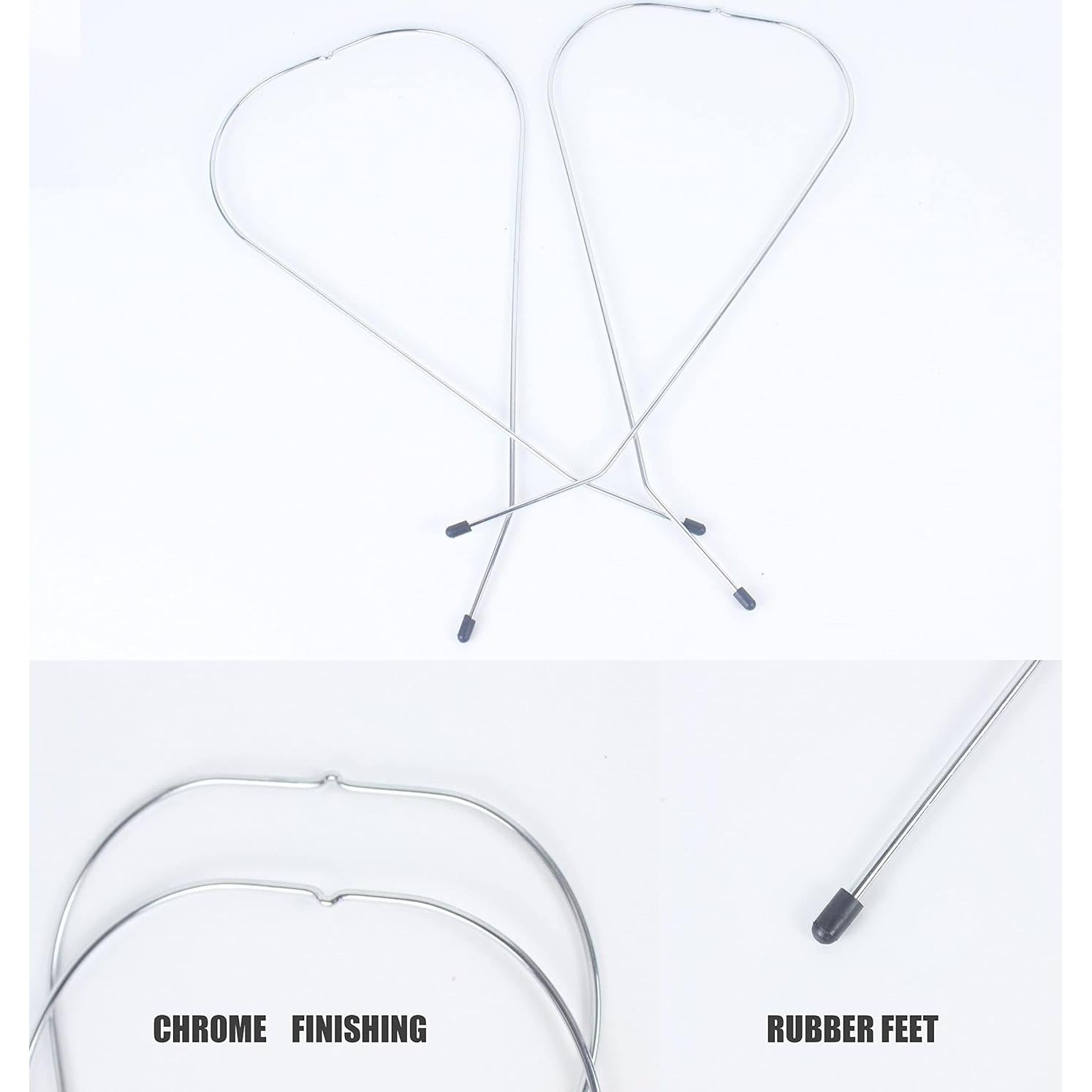 Soporte de Peluca de Alambre Metálico Fashion Do 33 cm