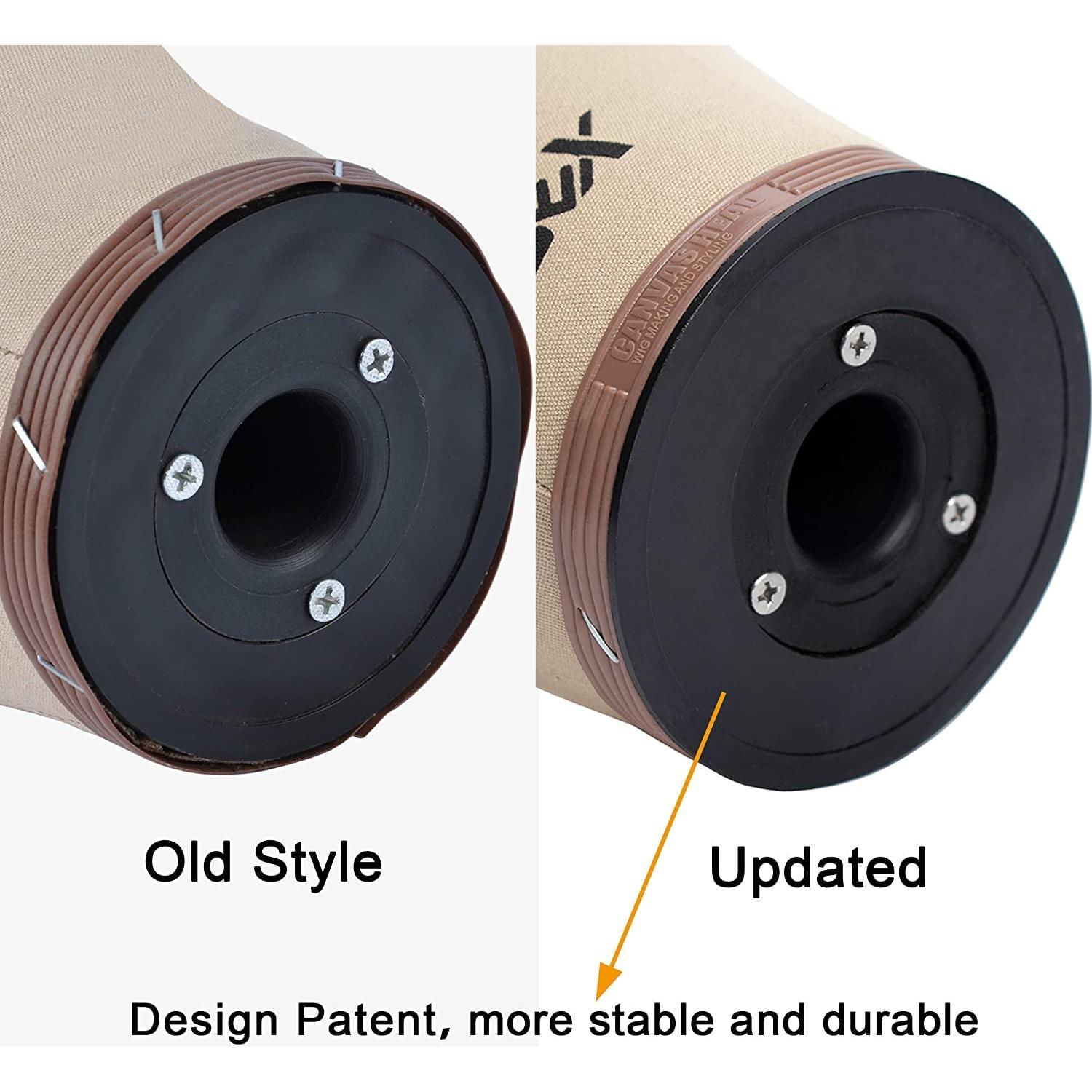 Cabeza de Peluca de Corcho GEX 55 cm con Trípode Ajustable