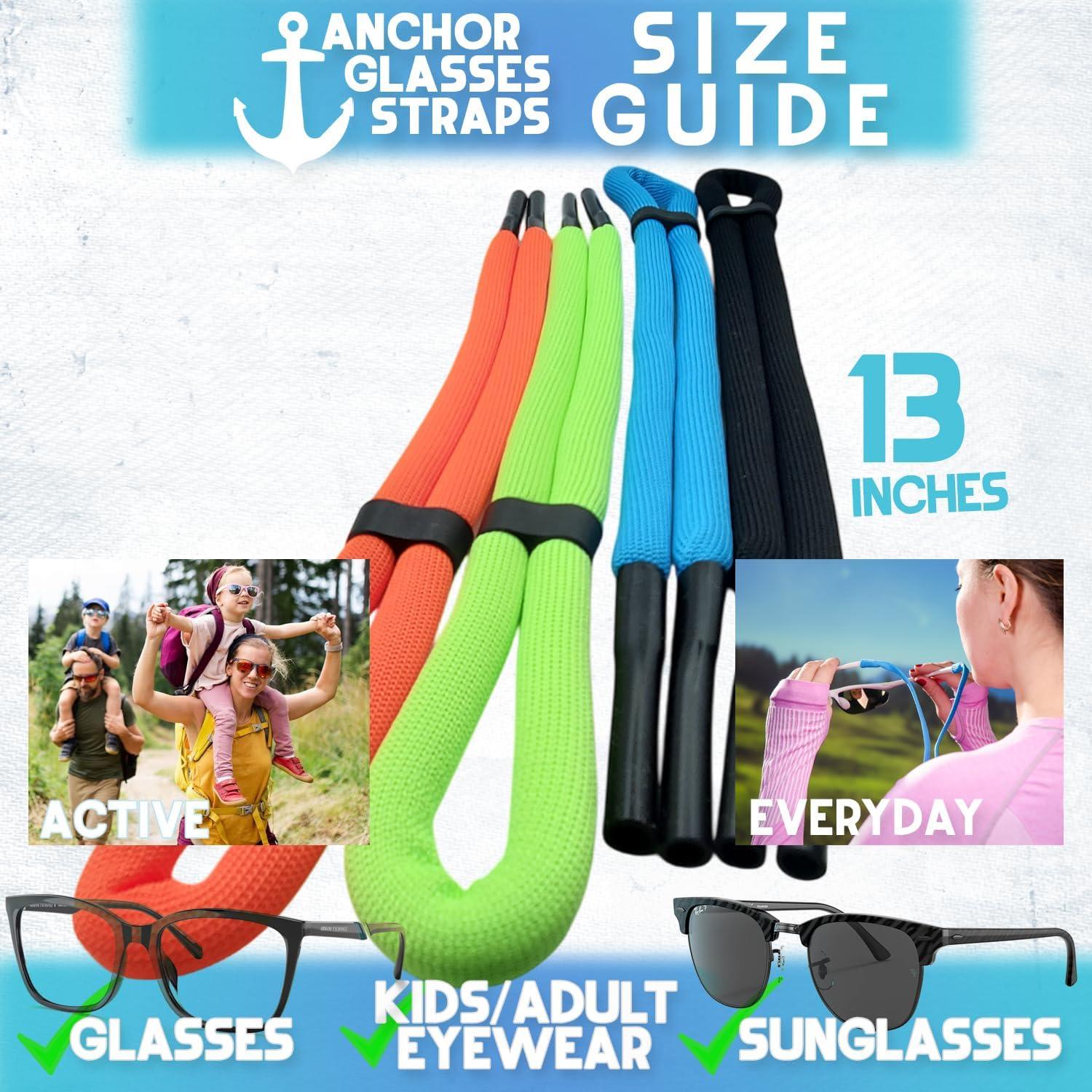 Correas Flotantes para Gafas Anchor - Paquete de 4 Unidades