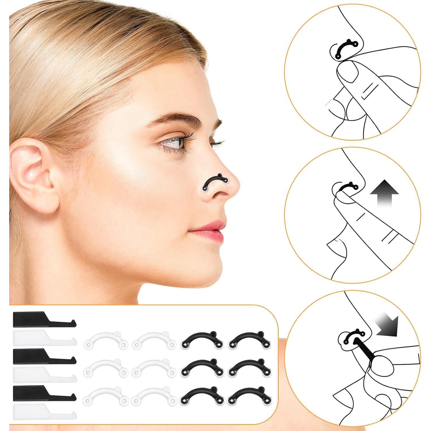 6 Pares Modeladores de Nariz HJZHII - Clips Elevadores Reutilizables