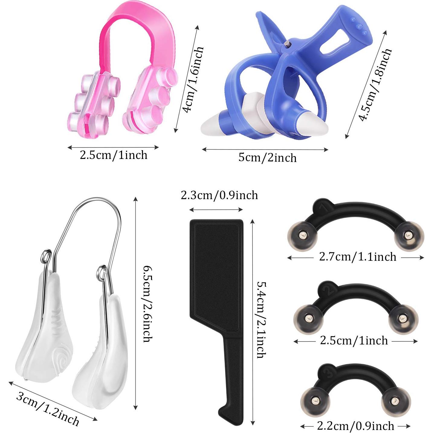 5 Clips de Elevación de Nariz de Silicona Frienda - Moldeadores