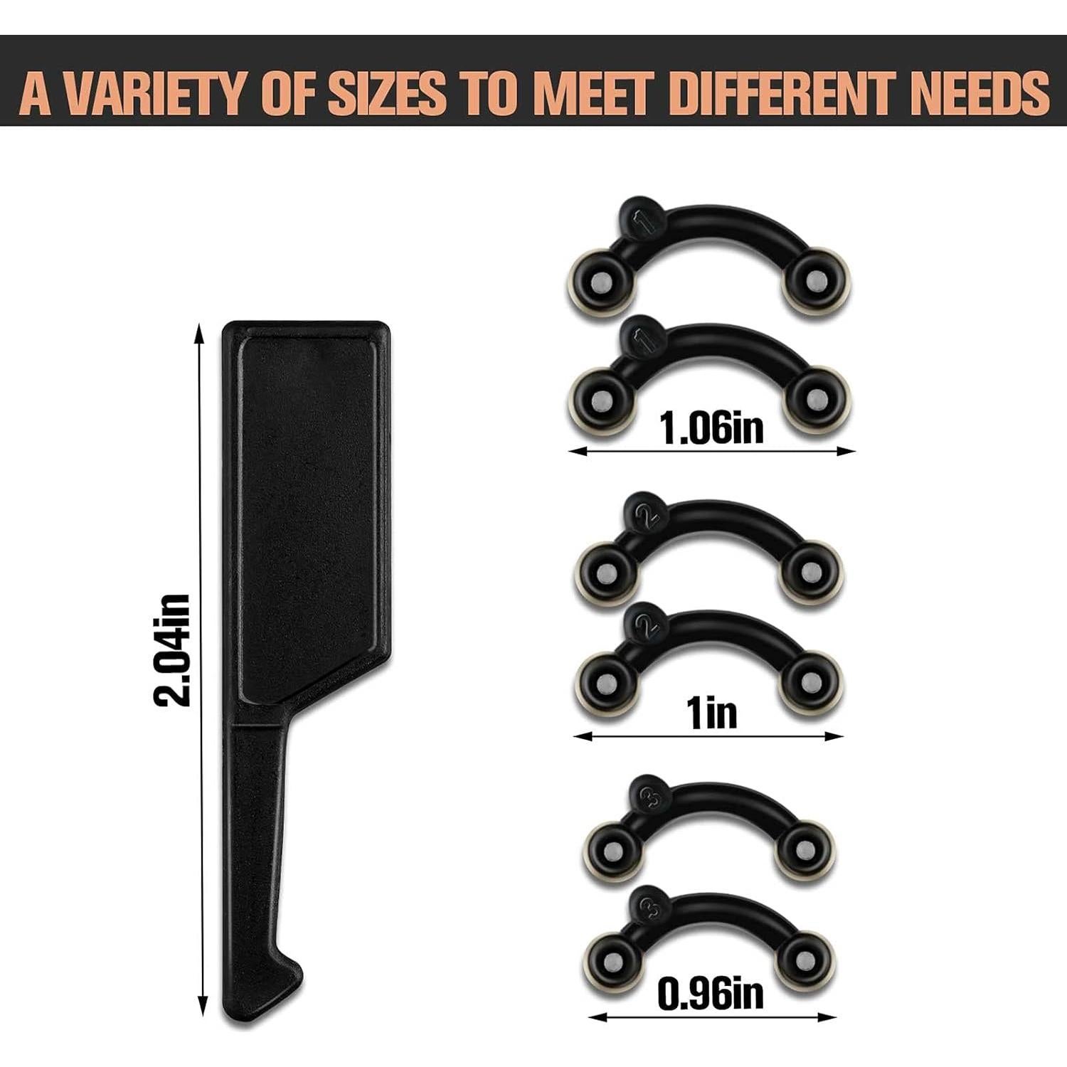 Clip Elevador de Nariz Maitys - 6 Pares Silicona 3 Tamaños