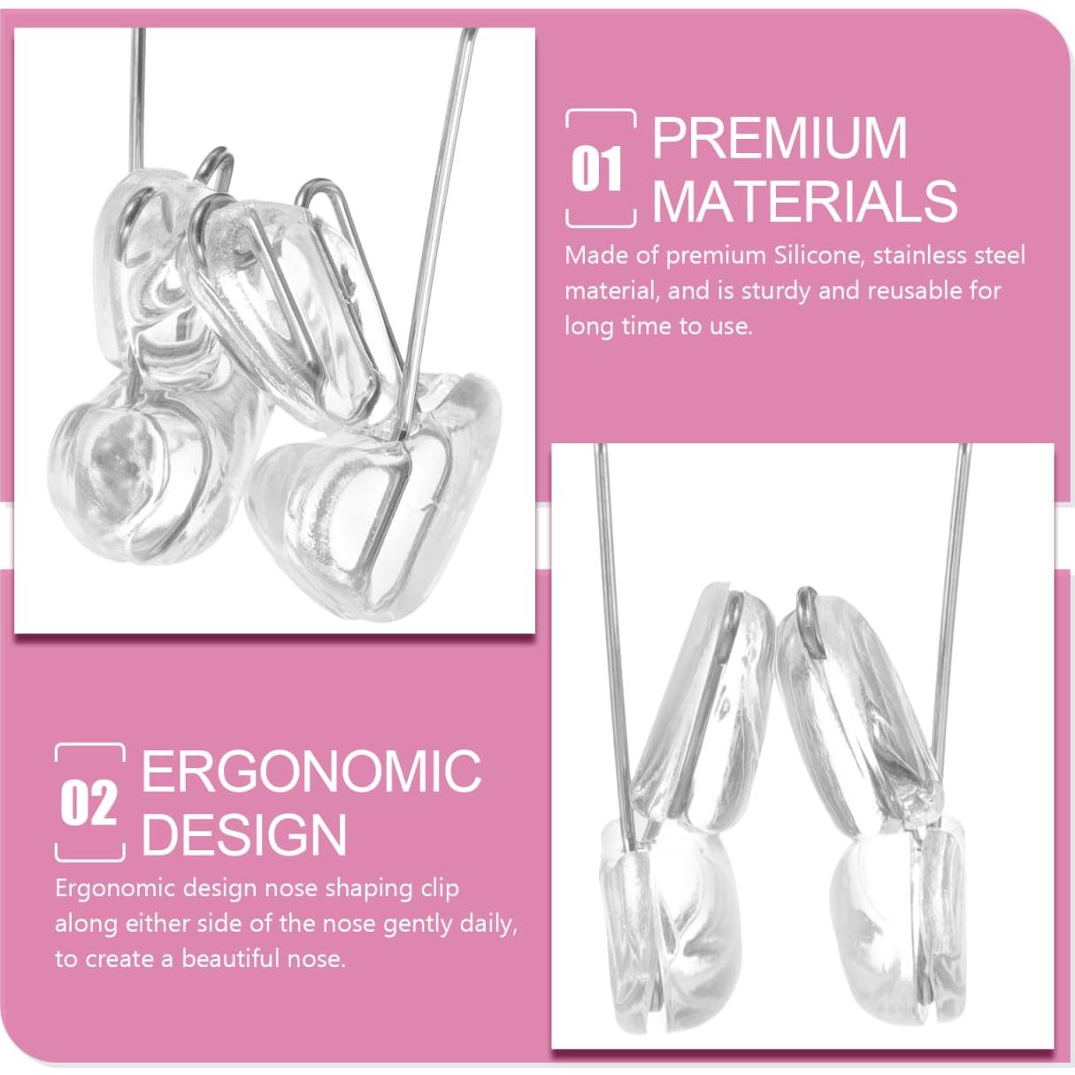 Modelador de Nariz de Silicona BIUDECO 6x3cm para Hombres y Mujeres