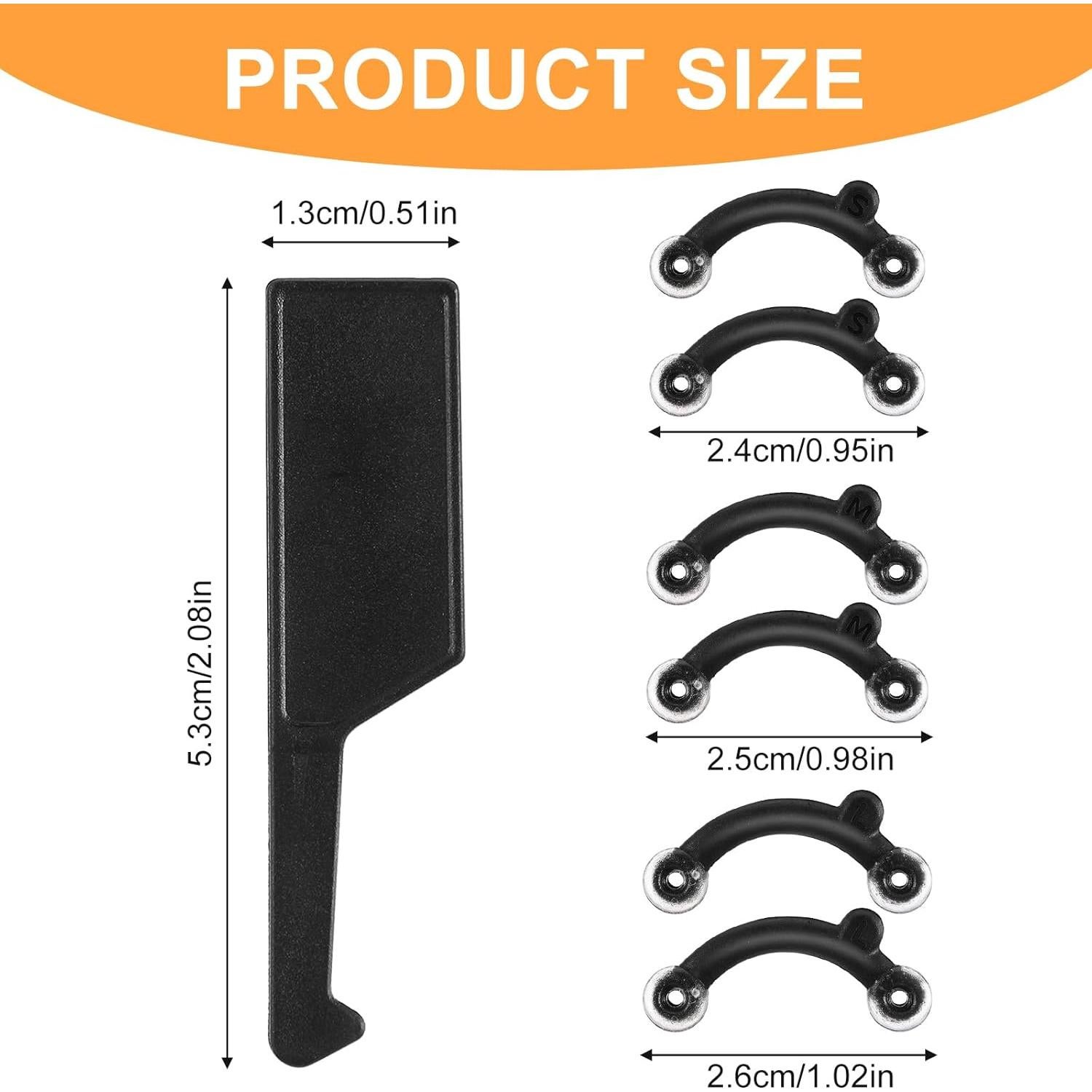 6 Pares Modeladores de Nariz HJZHII - Clips Elevadores S/M/L