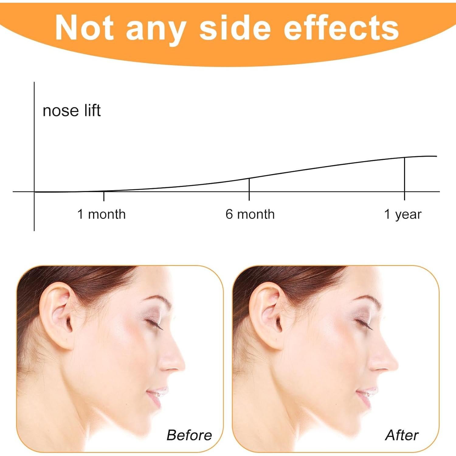 6 Pares Modeladores de Nariz HJZHII - Clips Elevadores S/M/L