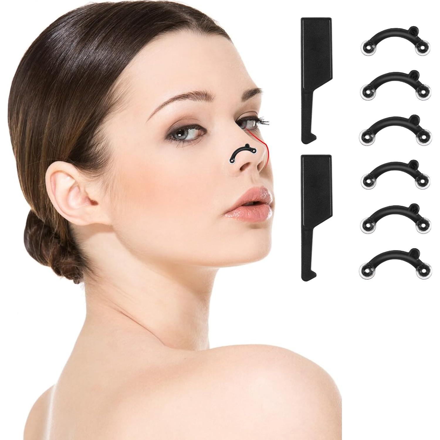 6 Pares Modeladores de Nariz HJZHII - Clips Elevadores S/M/L