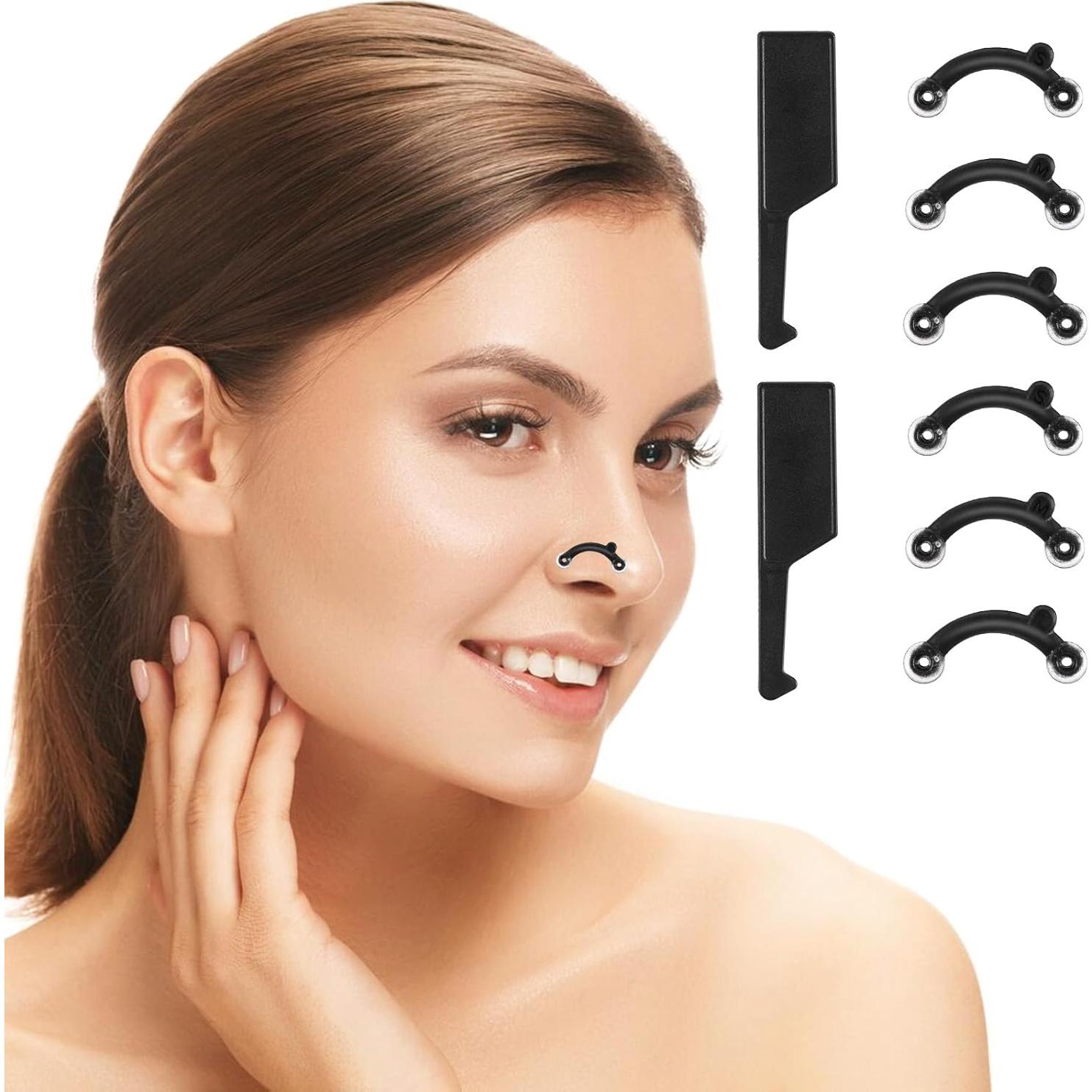 6 Pares Modeladores de Nariz HJZHII - Clips Elevadores S/M/L