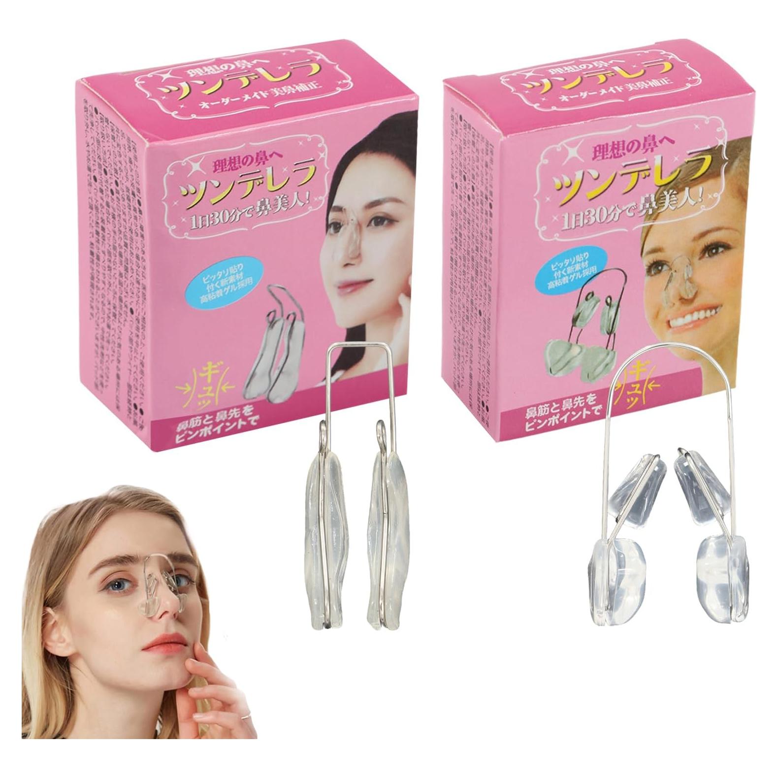 Juego de Clips Elevadores de Nariz Xorim - Silicona Transparente