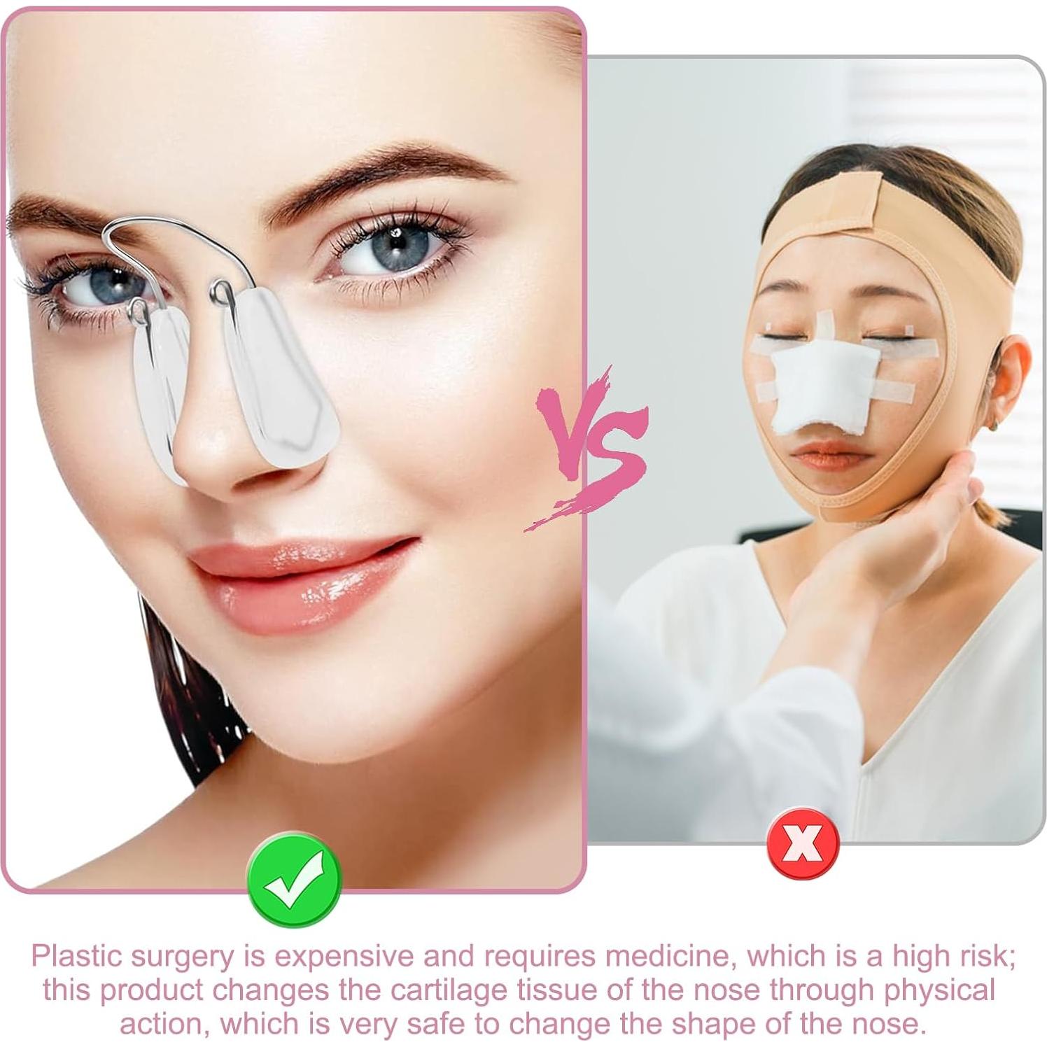 Juego de Clips Elevadores de Nariz Xorim - Silicona Transparente