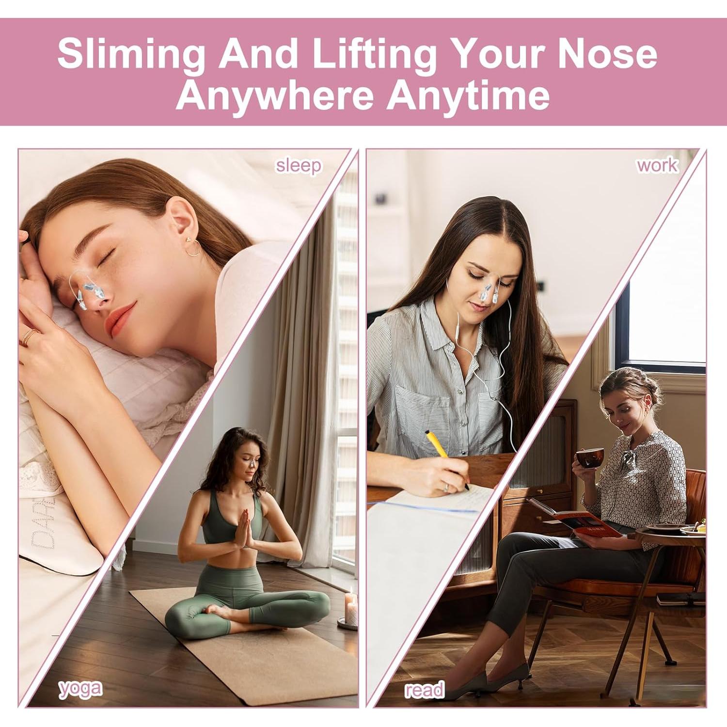 Juego de Clips Elevadores de Nariz Xorim - Silicona Transparente