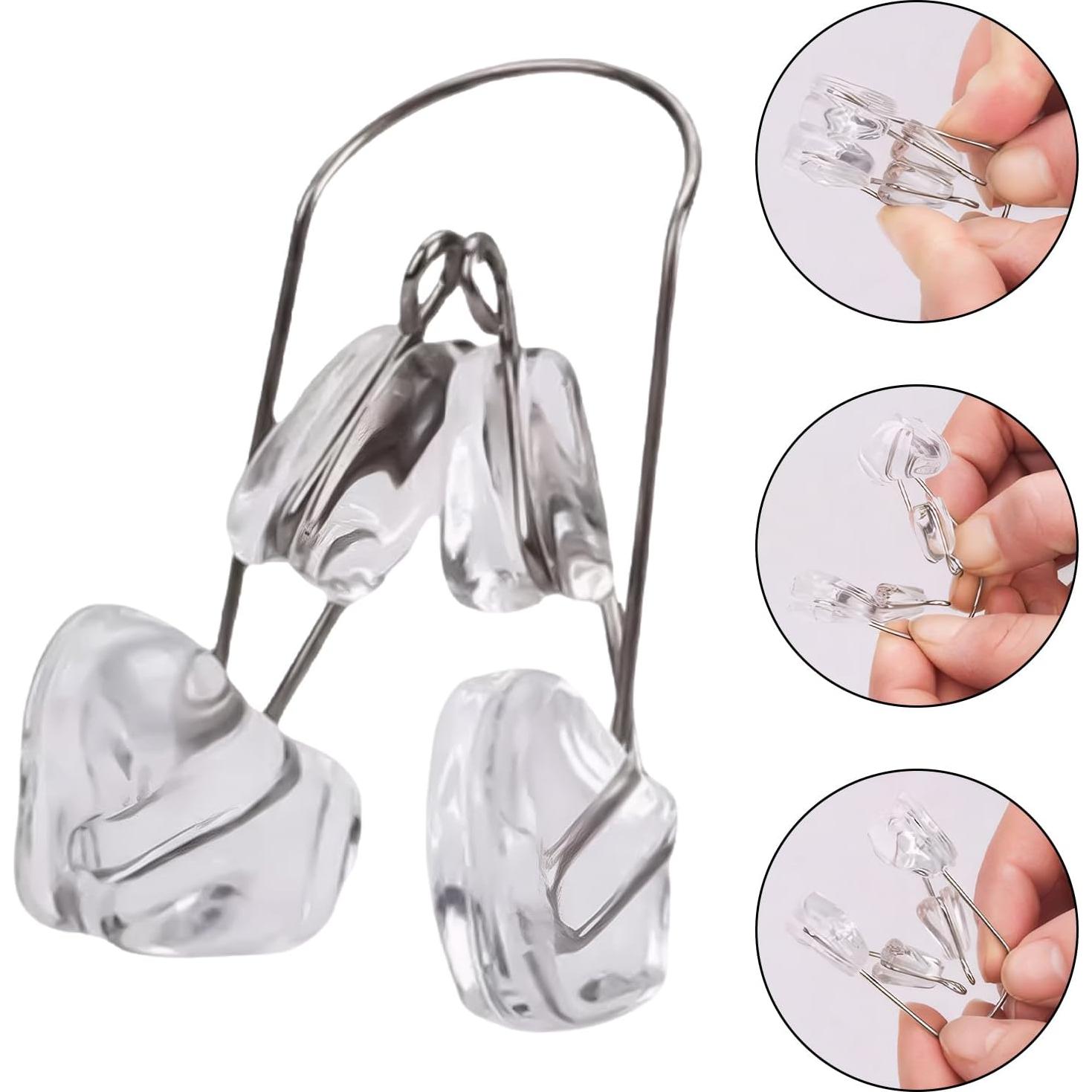 Modelador de Nariz ROBOHOOK 2 Pcs Silicona Transparente