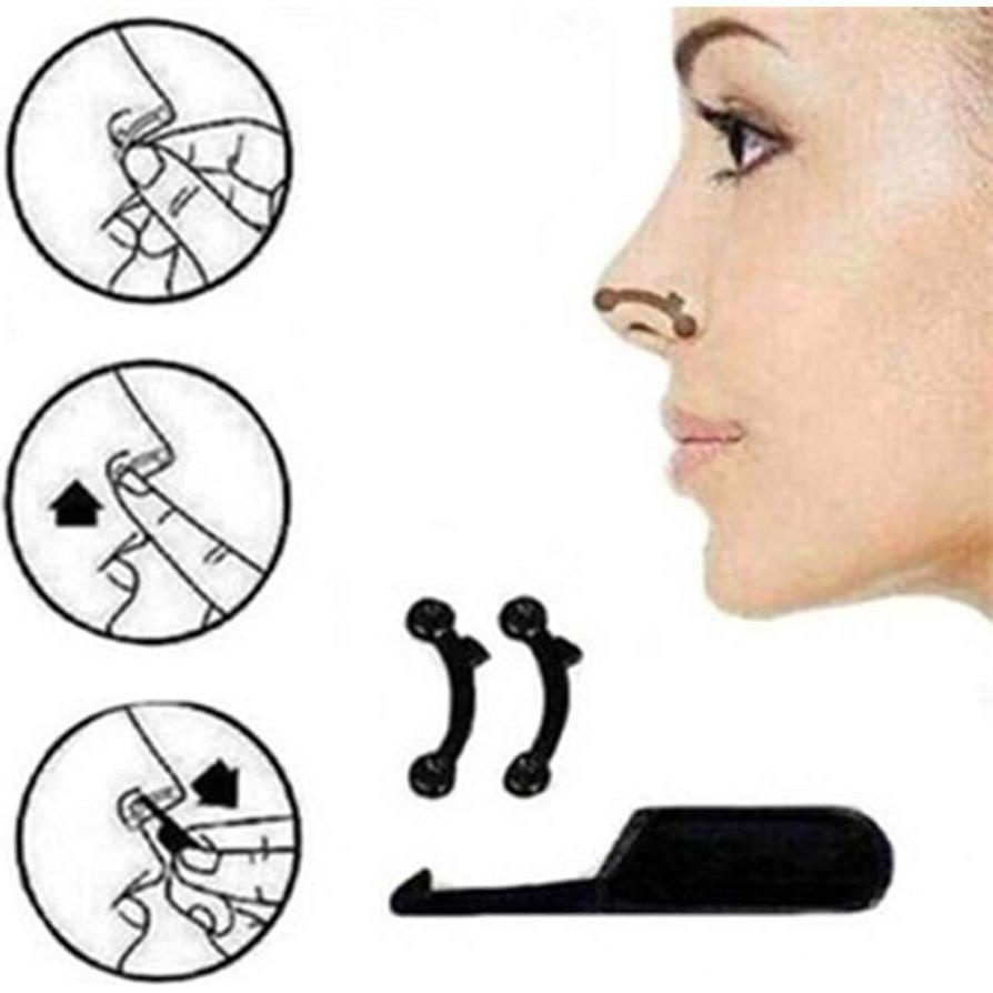 Modelador de Nariz Sin Dolor Ymiko - 3 Pares, Color Variado