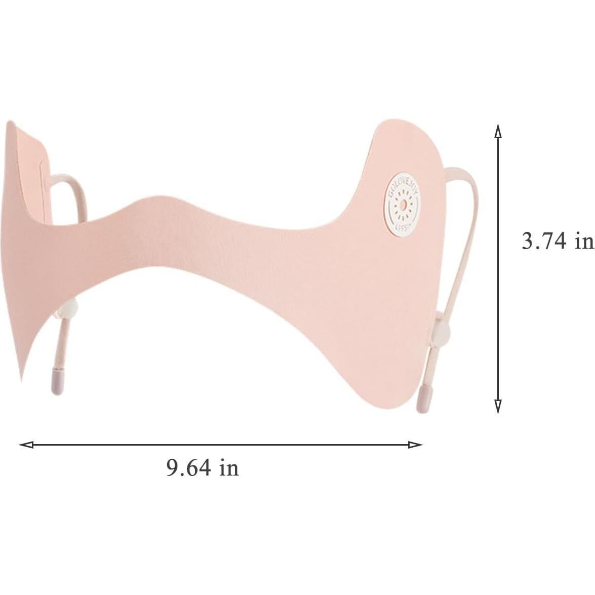 Mascarilla Facial LKMUPNR UPF50+ Rosa para Golf y Senderismo