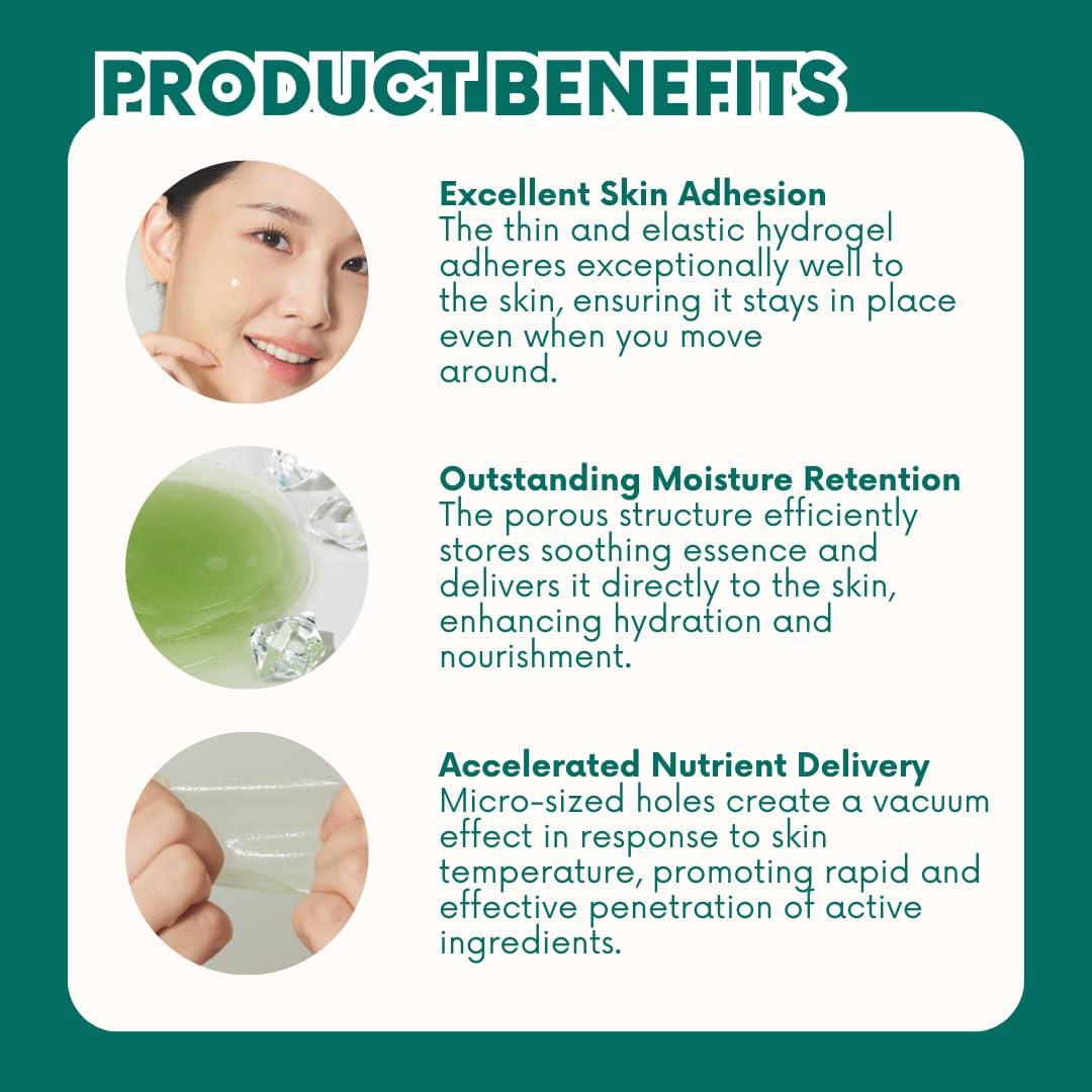 Parche de Mejilla Hidrogel Beauty Cosmetic 60 Unidades 187 ml