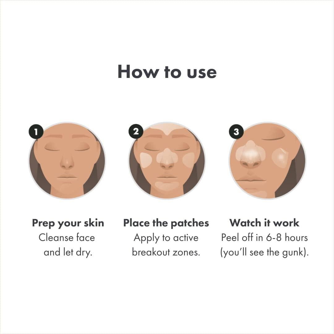 Mascarilla Hidrocoloide Hero Cosmetics Mighty Patch Face - 5 Parches XL para Acné