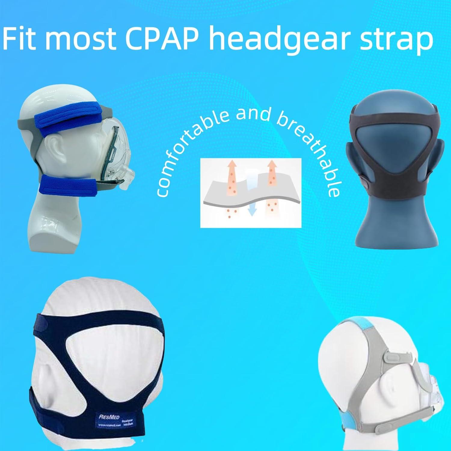 Paquete de 4 forros y 4 cubiertas CPAP playWooWgo Azul