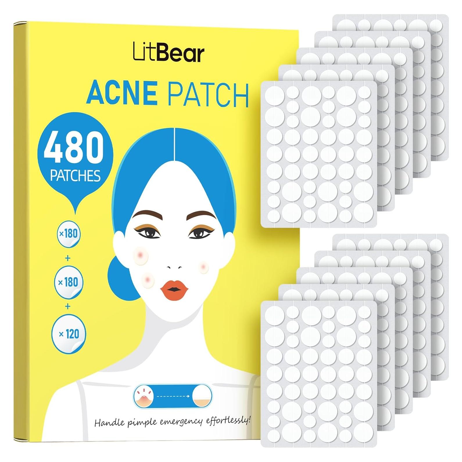 Parches para Granos LitBear - 480 Parches Hidrocoloides