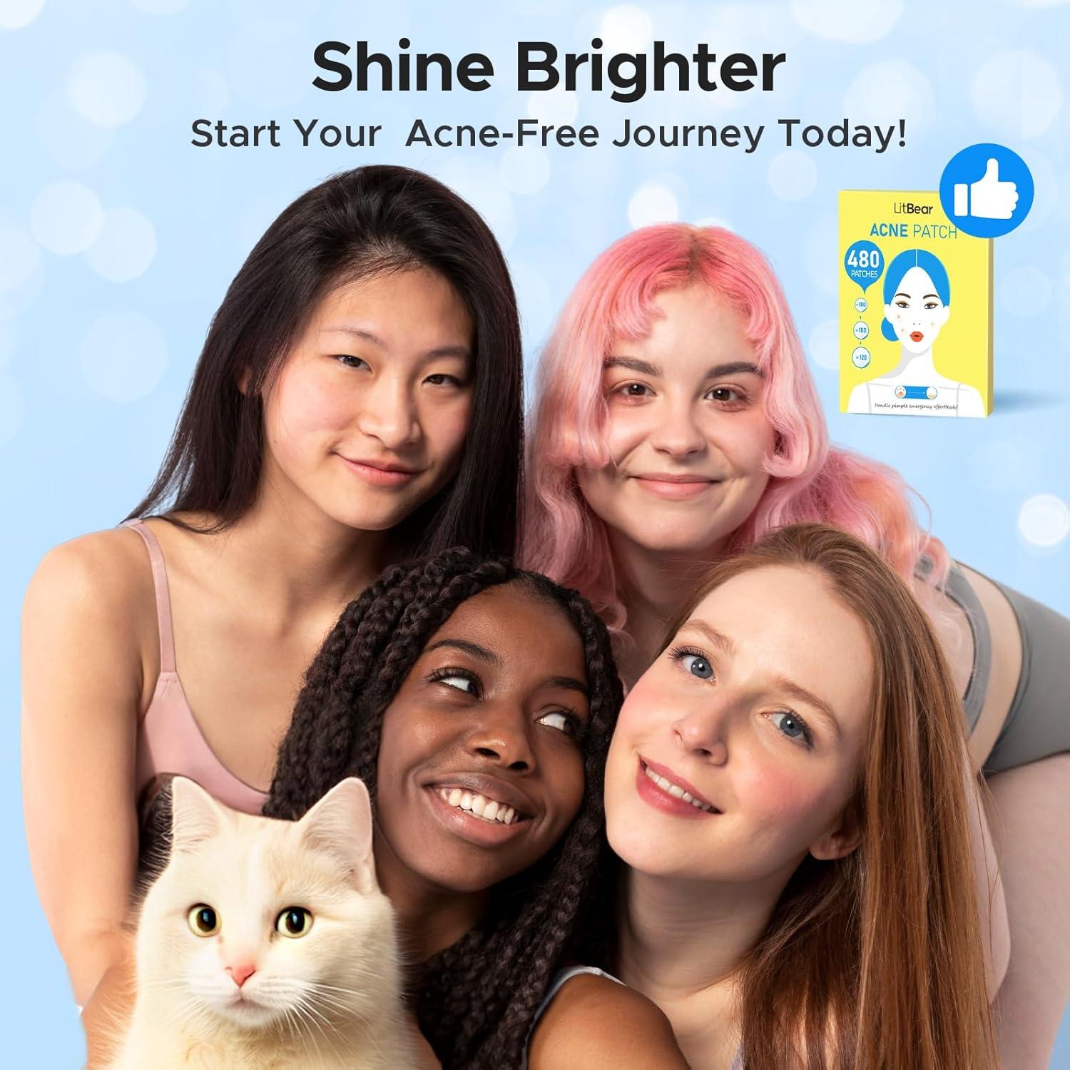 Parches para Granos LitBear - 480 Parches Hidrocoloides