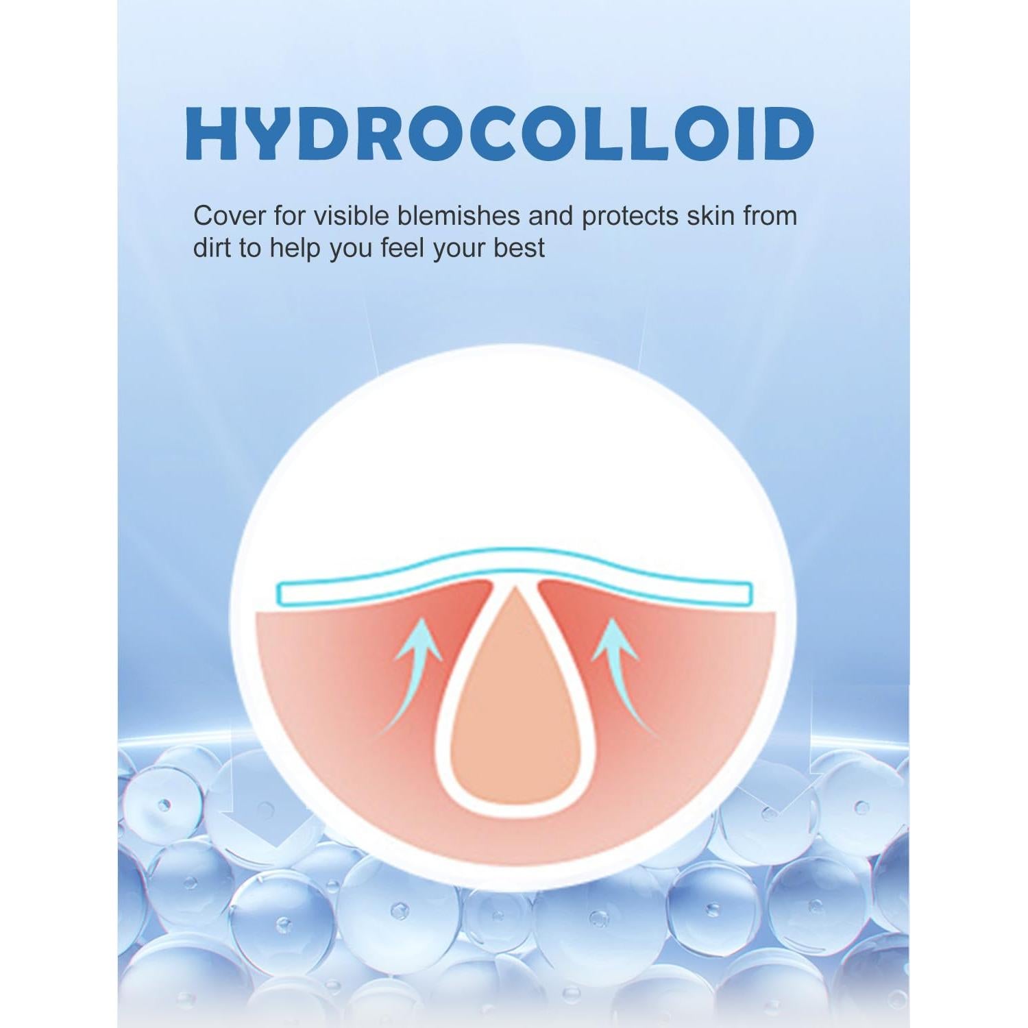 Parches Hidrocoloides para Acné Dr. Zitacne 255 Piezas 5 Tamaños