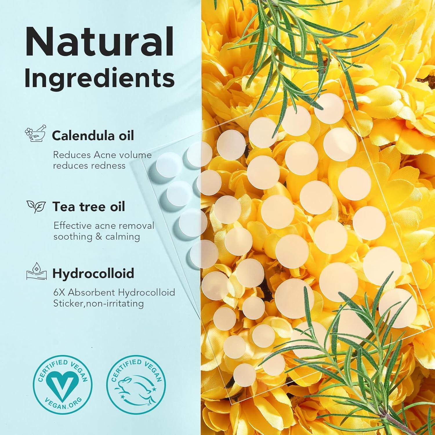 Parches para Granos TKTK - 140 Unidades, 4 Tamaños Hidrocoloide