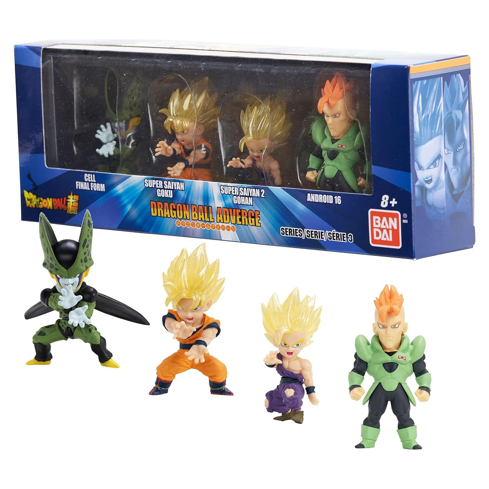 Set de Figuras Dragon Ball Super - Bandai - 4 Mini Figuras