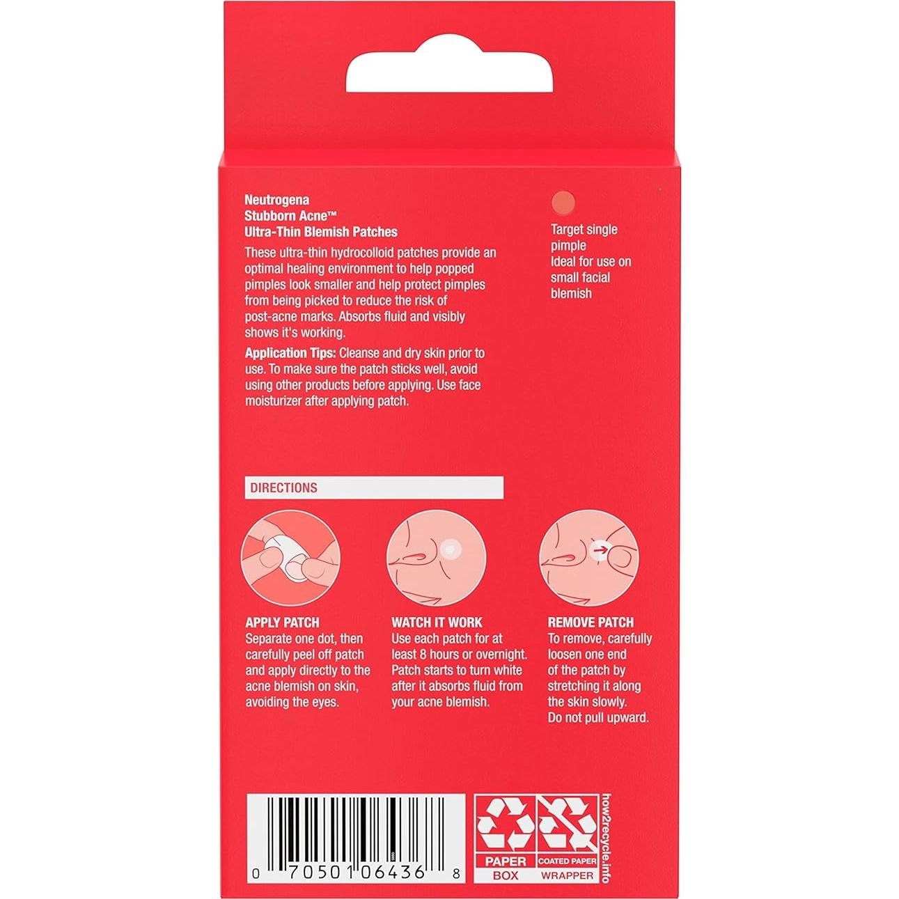 Parche para Granos Neutrogena - 24 Parches Hidrocoloide