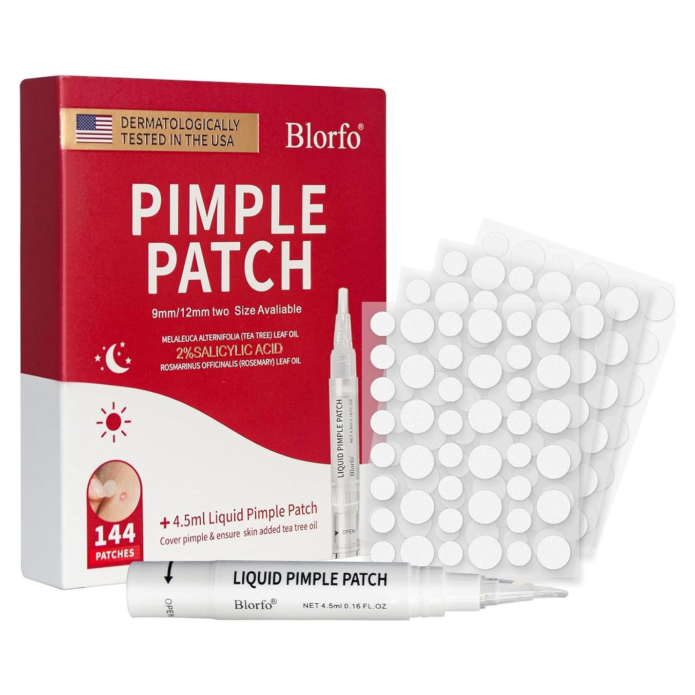 Parches para Granos Blorfo - Hidrocoloides 144 Unidades 9mm/12mm