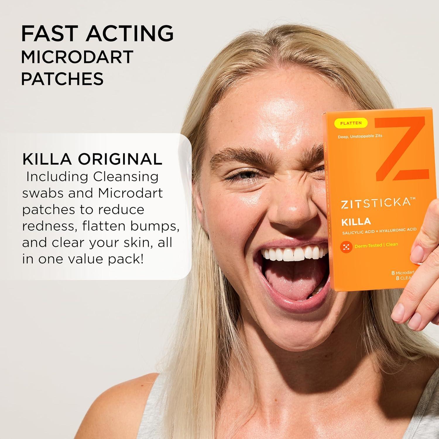 ZitSticka Killa Pimple Patches - Parche para Granitos 8 Unidades
