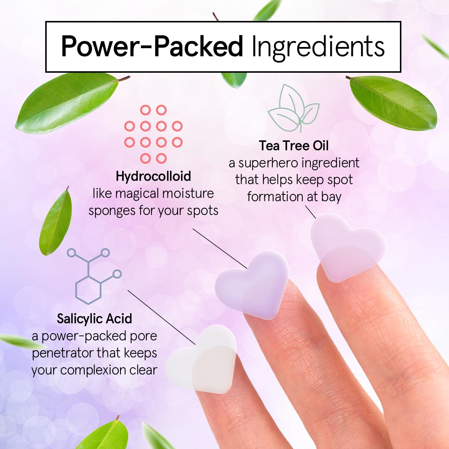 Parches para Granitos Grace & Stella - Hidrocoloides Corazón 36 Unidades