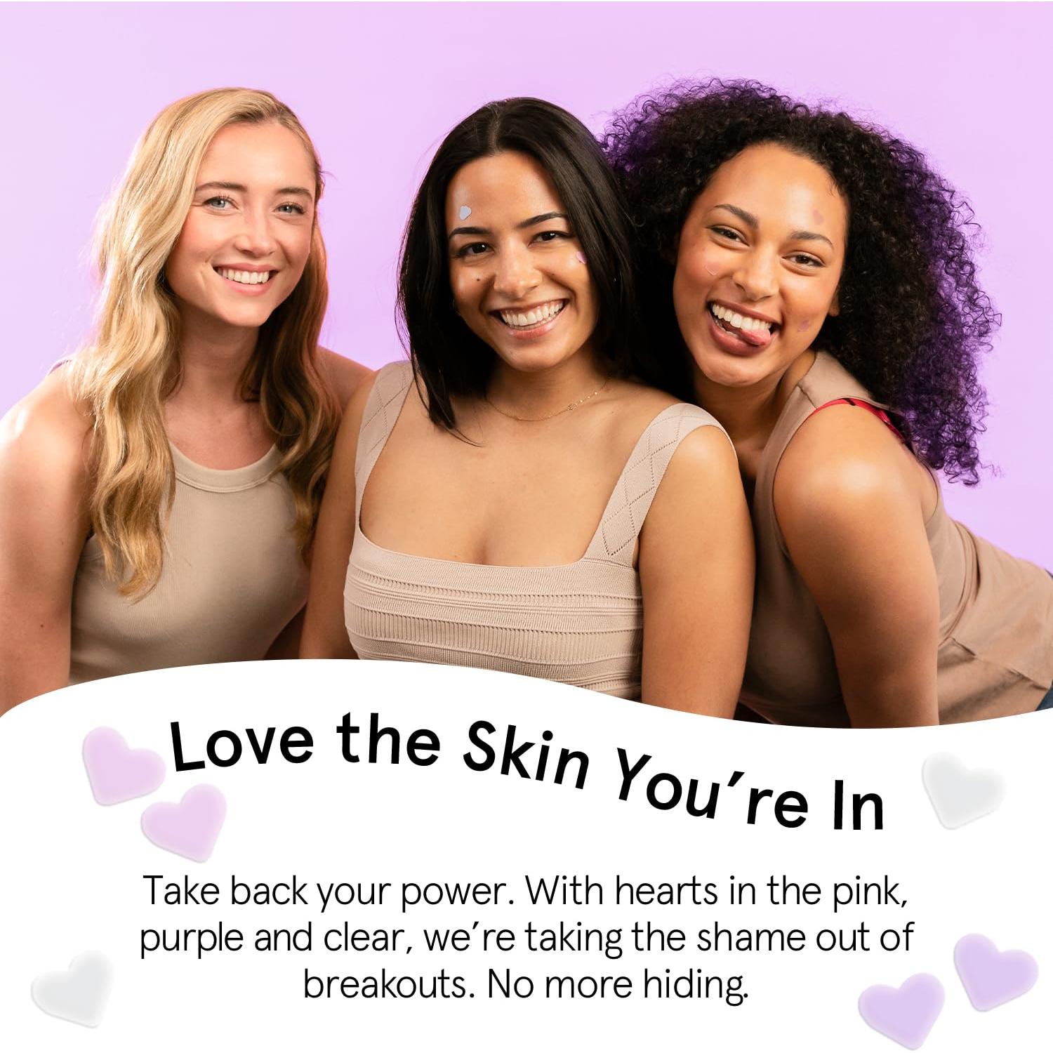 Parches para Granitos Grace & Stella - Hidrocoloides Corazón 36 Unidades