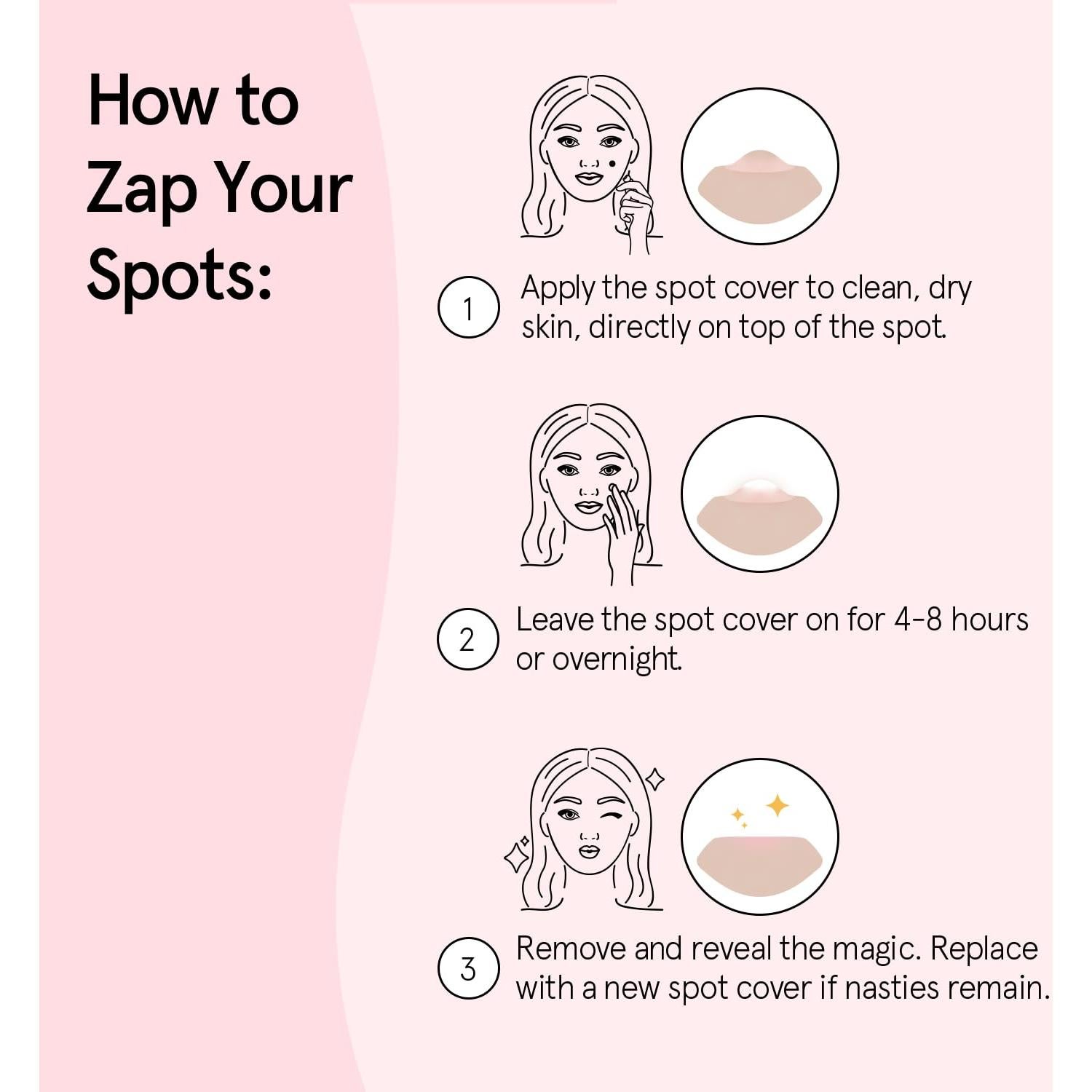 Parches para Granitos Grace & Stella - Hidrocoloides Corazón 36 Unidades