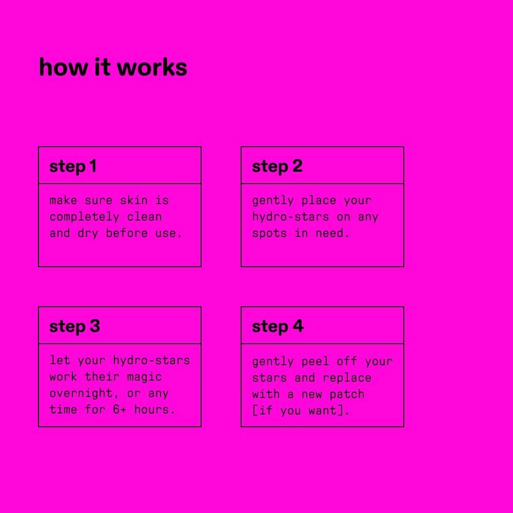 Paquete de Fiesta Starface Hydro-Stars 96 Parches Acné