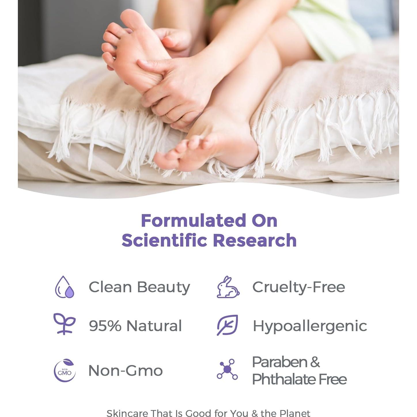 Mascarilla Exfoliante para Pies Rokelos - Lavanda, 1 par