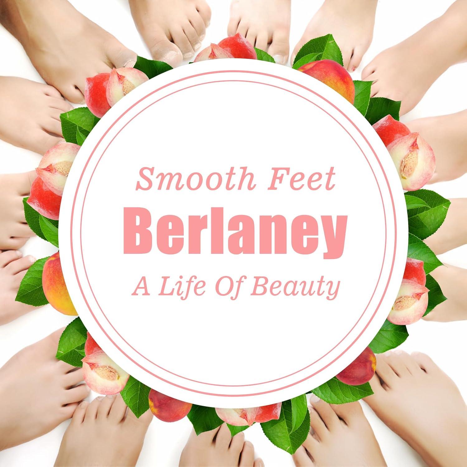 Mascarilla Exfoliante para Pies Berlaney - 3 Pares Durazno