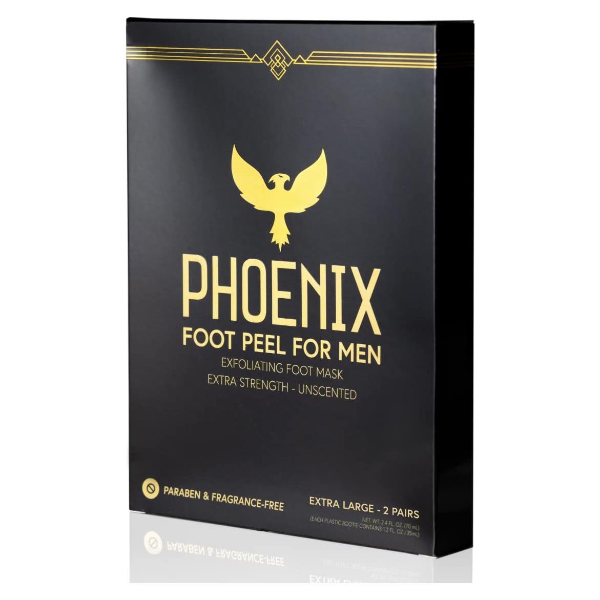 Paquete de 2 Exfoliantes para Pies Hombres Phoenix Foot Peel