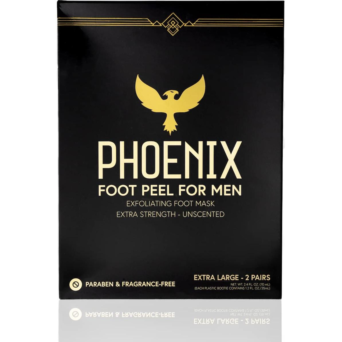 Paquete de 2 Exfoliantes para Pies Hombres Phoenix Foot Peel