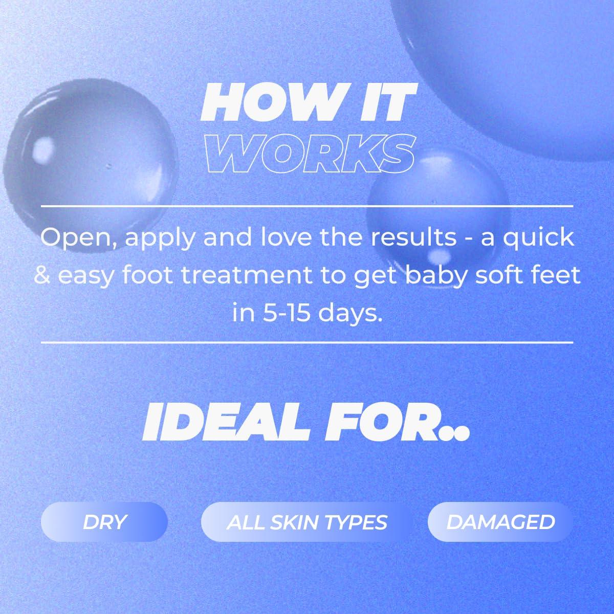 Vitamasques Máscara Exfoliante para Pies - 5 Pares - Menta