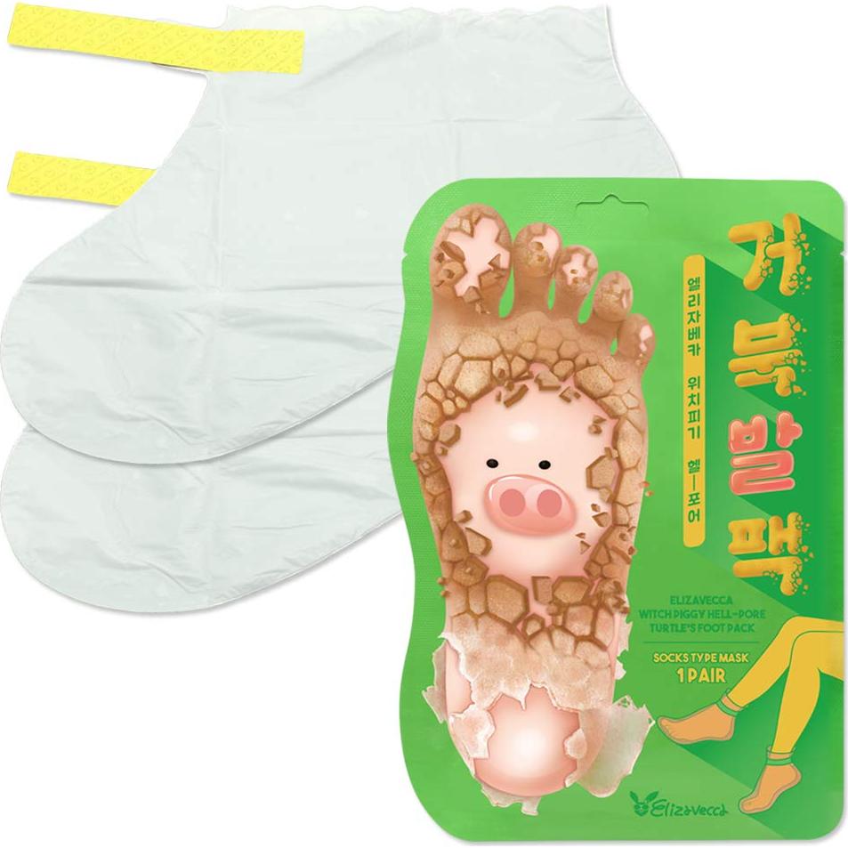 Mascarilla Exfoliante para Pies Elizavecca - 2 Pares 40g