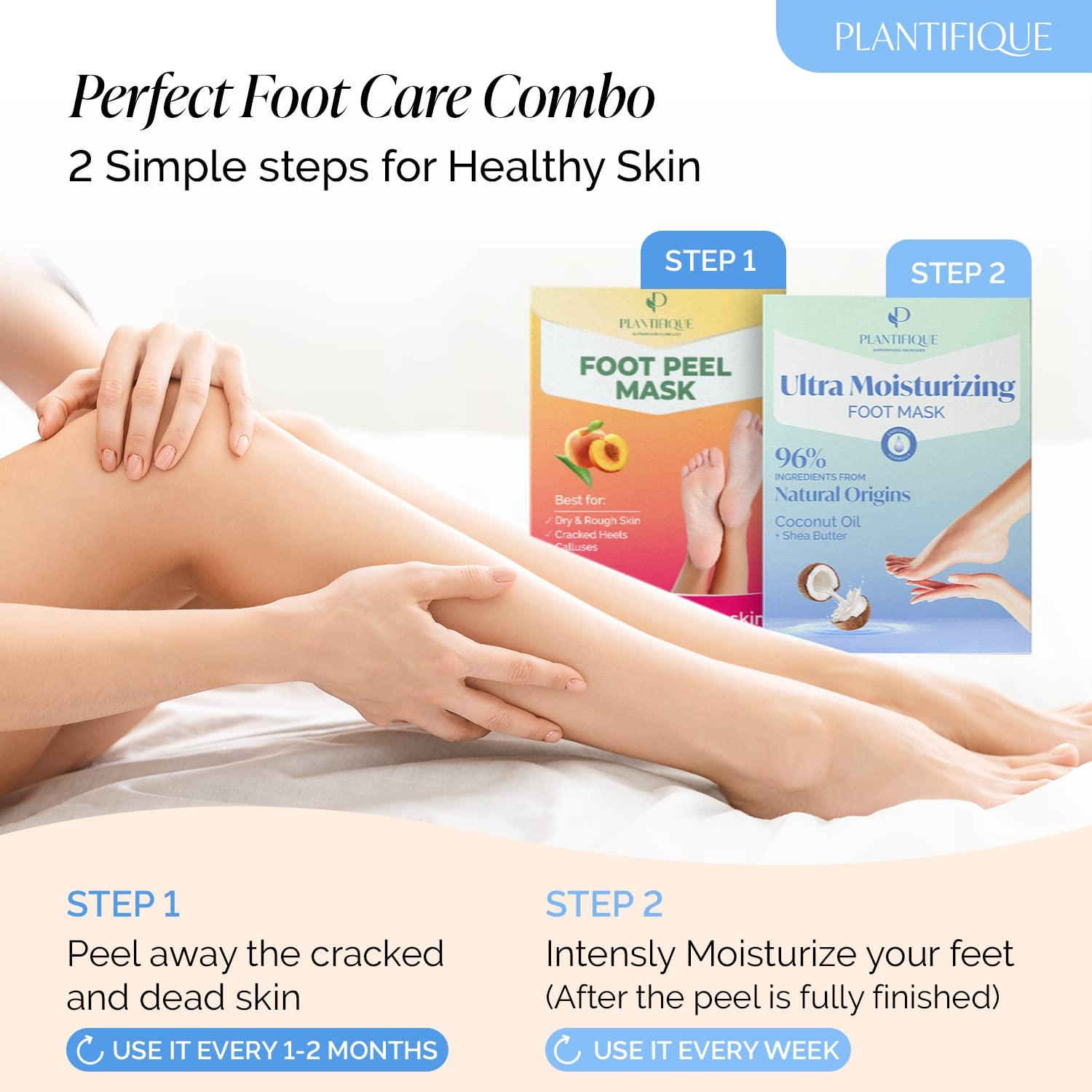 Mascarilla Hidratante para Pies Plantifique - 4 Pares Coreana